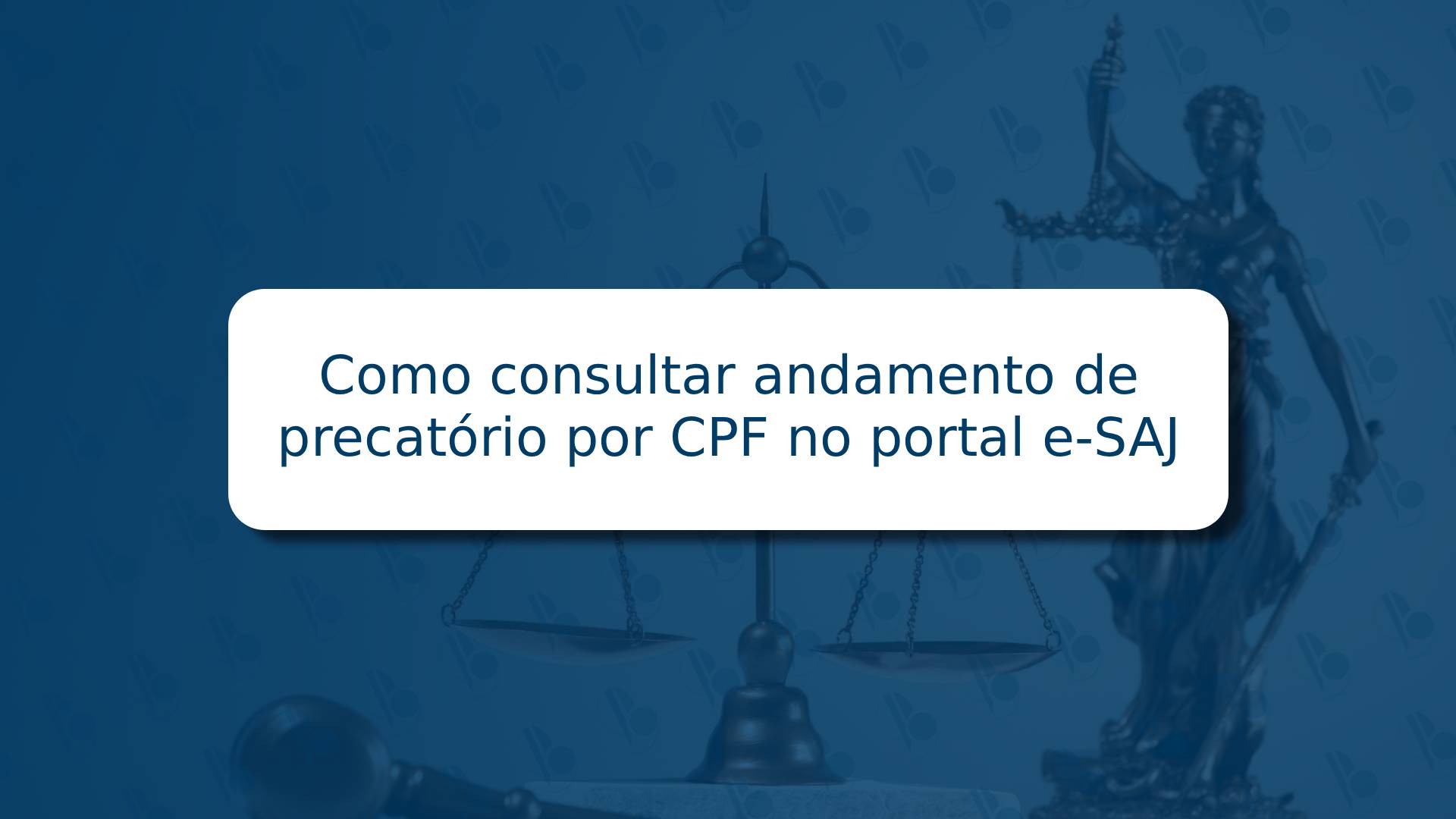Como consultar andamento de precatório por CPF no portal e-SAJ 🧾🔍